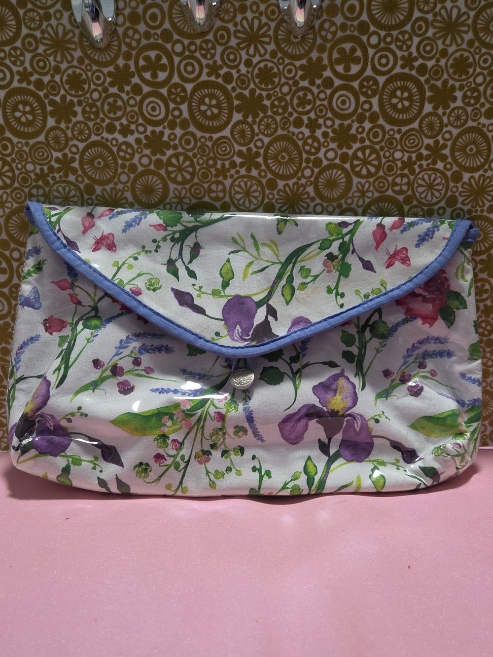 Crabtree & Evelyn Floral Travel Clutch Shower Bag